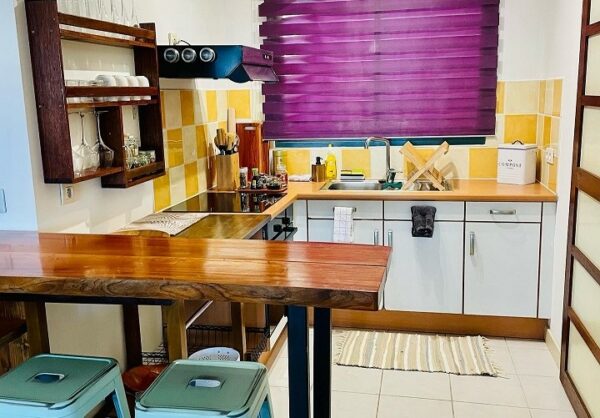 LOCATION SAISONNIERE A PUNAAUIA. un grand appartement  une chambre de standing entièrement équipé, climatisé – Image 5
